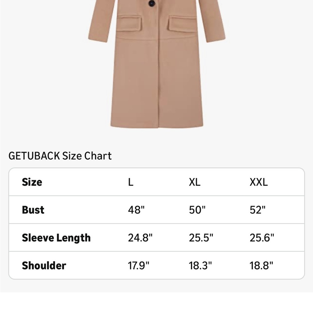 Elegant Tan Trench Coat for Women - Picture 4 of 16